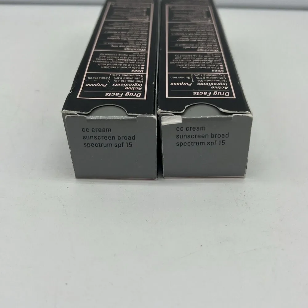 Lot of 2 NIB Mary Kay CC Cream VERY DEEP Sunscreen Broad Spectrum SPF 15 EXP